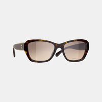 Acetate Geometric-shape Sunglasses