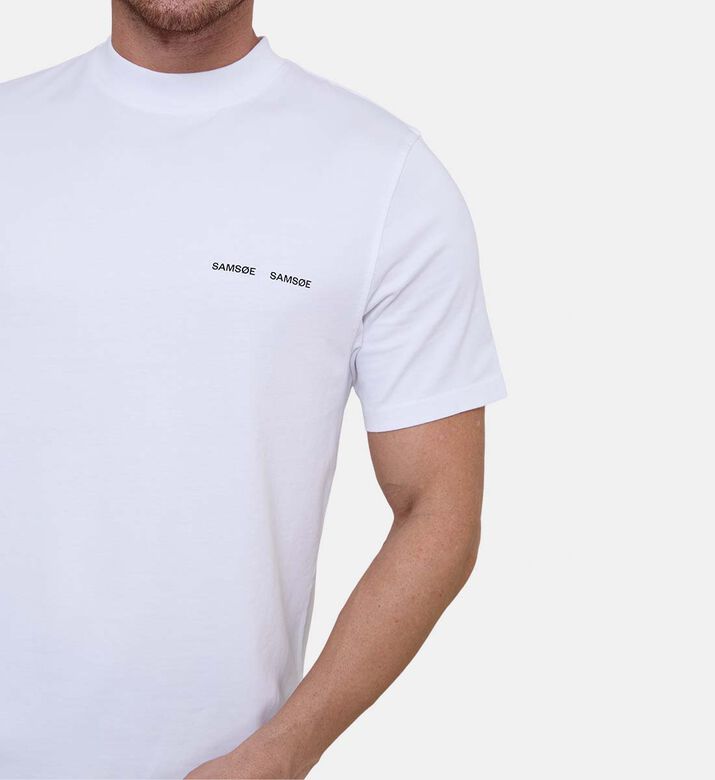 تيشيرت قصير الأكمام قطن عضوي مطبوع