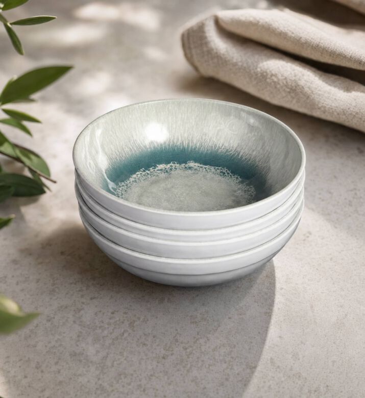 Home Deco and More Mineral Melamine Salad Bowl 4-piece Set, Model View