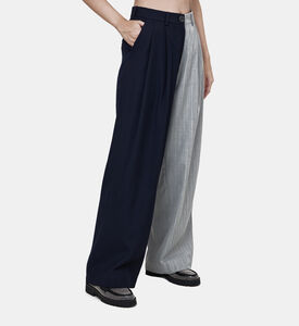 بنطال زيلدا بلونين بقصة مستقيمة