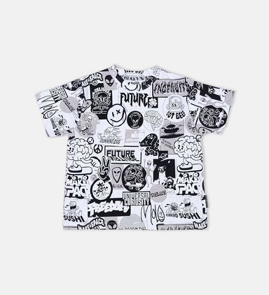 Rodney Collage-print T-shirt
