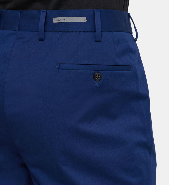 بنطال بدلة قطني بقصة ضيقة