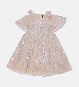 Needle And Thread Dress Sequin, Beige, 8y, Packshot View