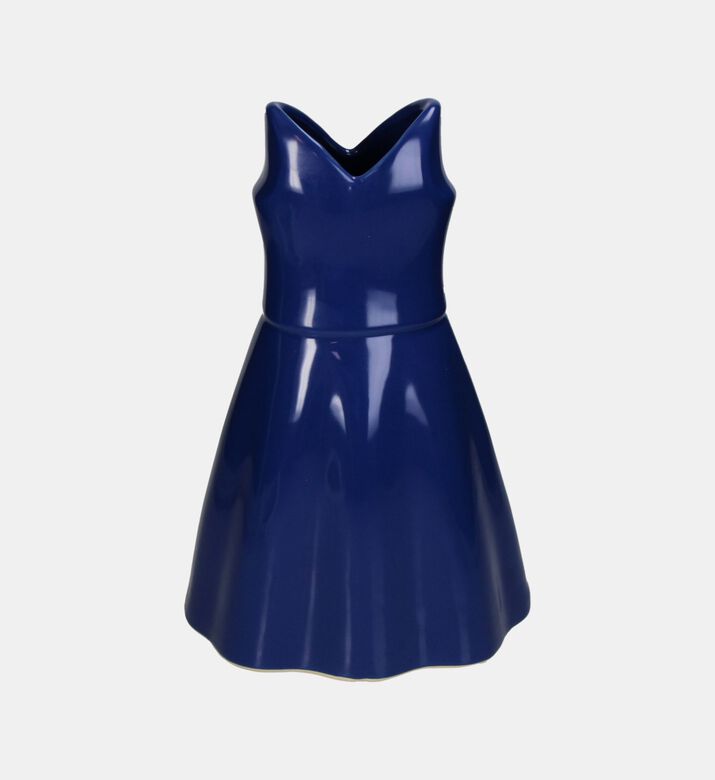 مزهرية فخار الناعم بشكل فستان 22.5×16.3×34 سم