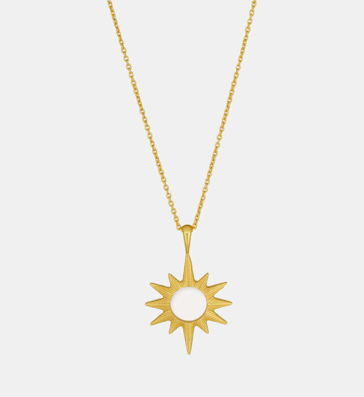 Ottoman Hands Sun-shape Pendant Necklace, Packshot View