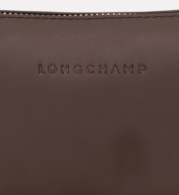 Longchamp Long Leather Baguette Bag, Caramel, Packshot View