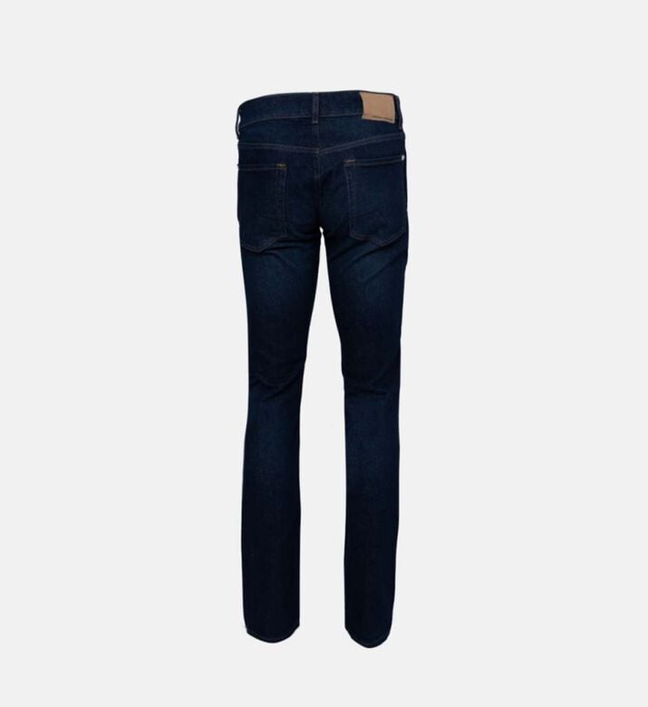 Straight Slim-fit Cotton Jeans