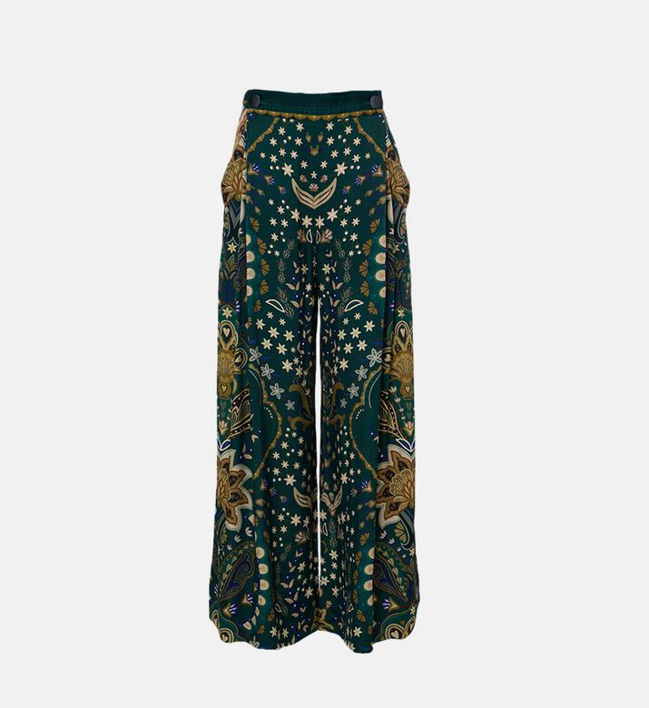 Paisley-print Wide-leg Pant Paisley-print Wide-leg Pant