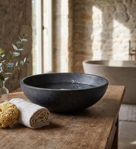 Aquanova Bowl Hammam Dark Grey, Model View
