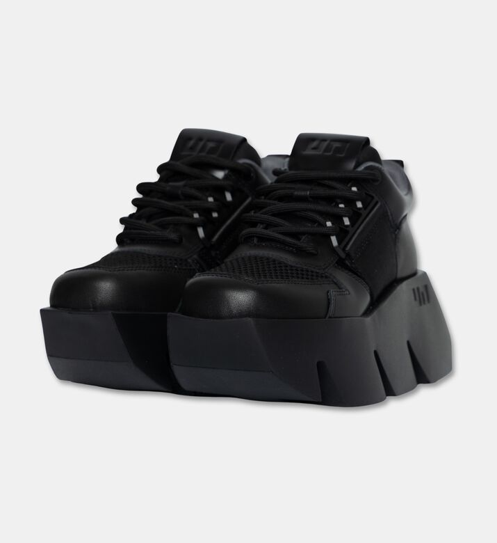 UN United Nude Cow Leather Sport Shoes, Black, Eu-37, Packshot View