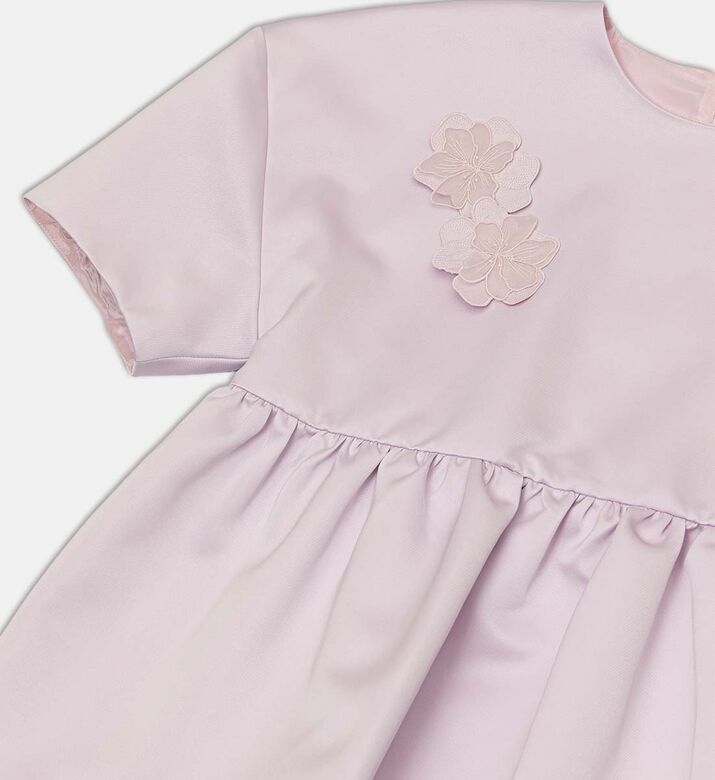 La Mia Bambina Floral-applique Peplum Top, Packshot View