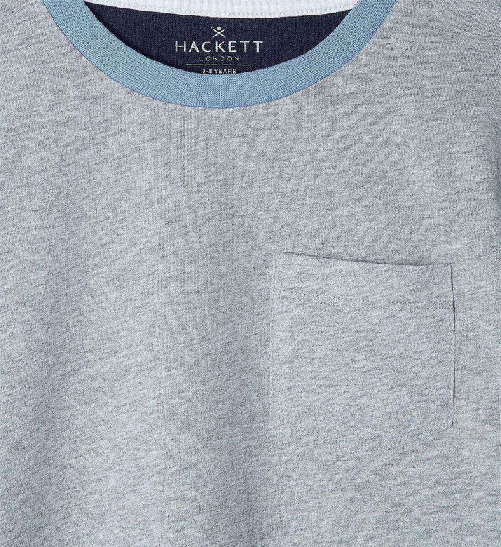 Color-block Chest Pocket Cotton T-shirt