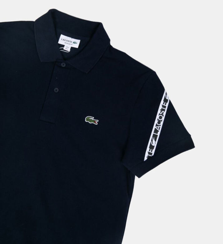 Cotton Printed Sleeves Bands Polo Cotton Printed Sleeves Bands Polo