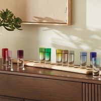 Paddle Grand Vodka Set & Oak Paddle L77cm Assorted Colours