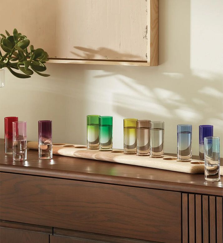 طقم غراند فودكا ولوح بخشب بلوط بطول 77 سم بألوان متنوعة طقم غراند فودكا ولوح بخشب بلوط بطول 77 سم بألوان متنوعة