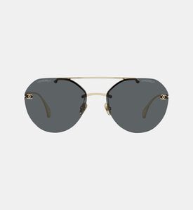 نظارات شمسية مستديرة كبيرة الحجم