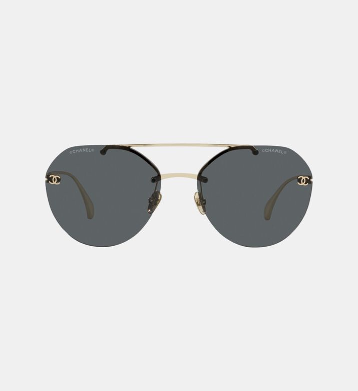 نظارات شمسية مستديرة كبيرة الحجم