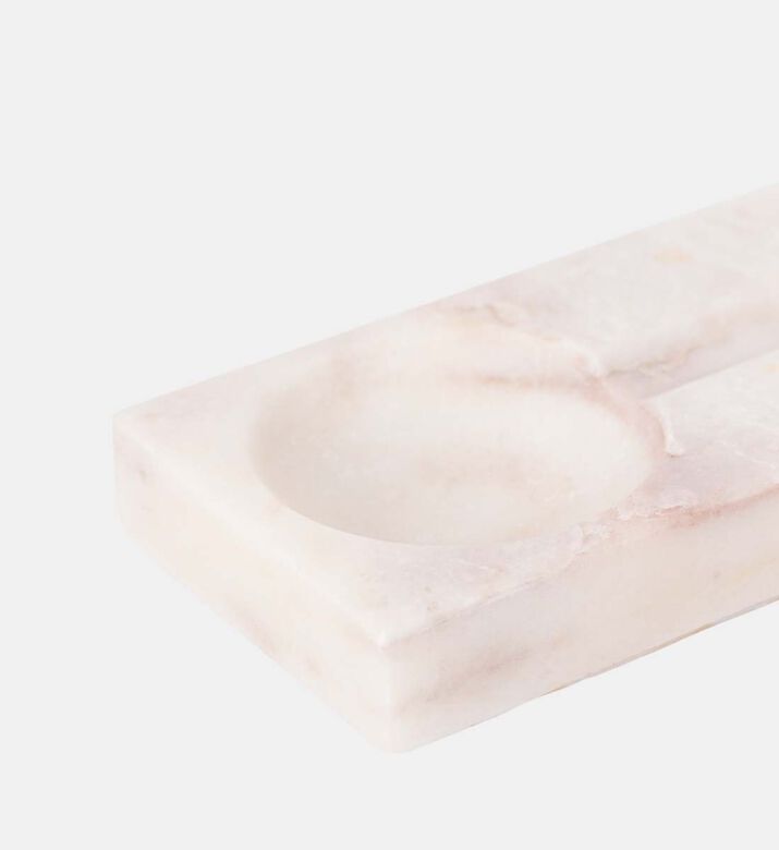 Marble and Beyond Square 4-cigar Marble Ashtray, White, Packshot View Marble and Beyond Square 4-cigar Marble Ashtray, White, Packshot View