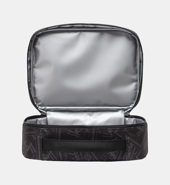 Sticker-up Front Storage Sleeve Waterproof Zipper Lunch Box