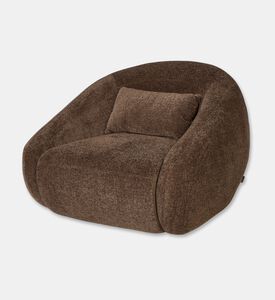 Home Deco and More Lola 1-seater Arm Chair, Brown, Packshot View