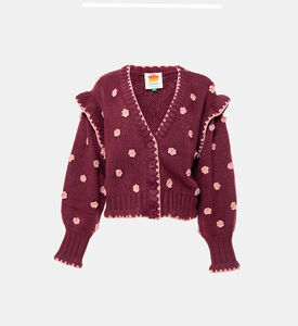 Crochet Flowers Knit Cardigan Crochet Flowers Knit Cardigan