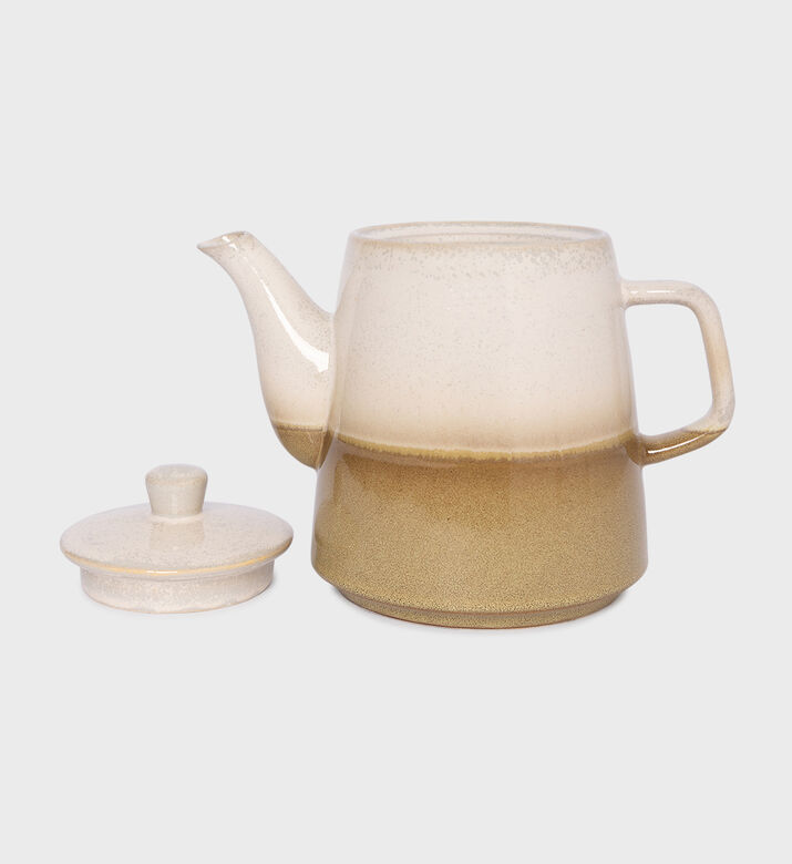 Earthenware Retro Teapot 1l