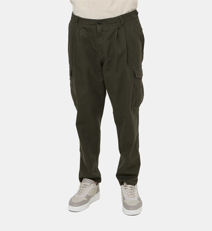 Twilt Pleated Cotton-tencel Twill Cargo Pants Twilt Pleated Cotton-tencel Twill Cargo Pants