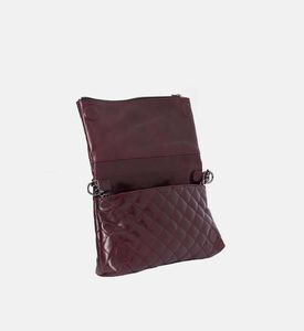 The Kooples All-over Skull Studs Quilted Crossbody Bag, Burgundy, Packshot View