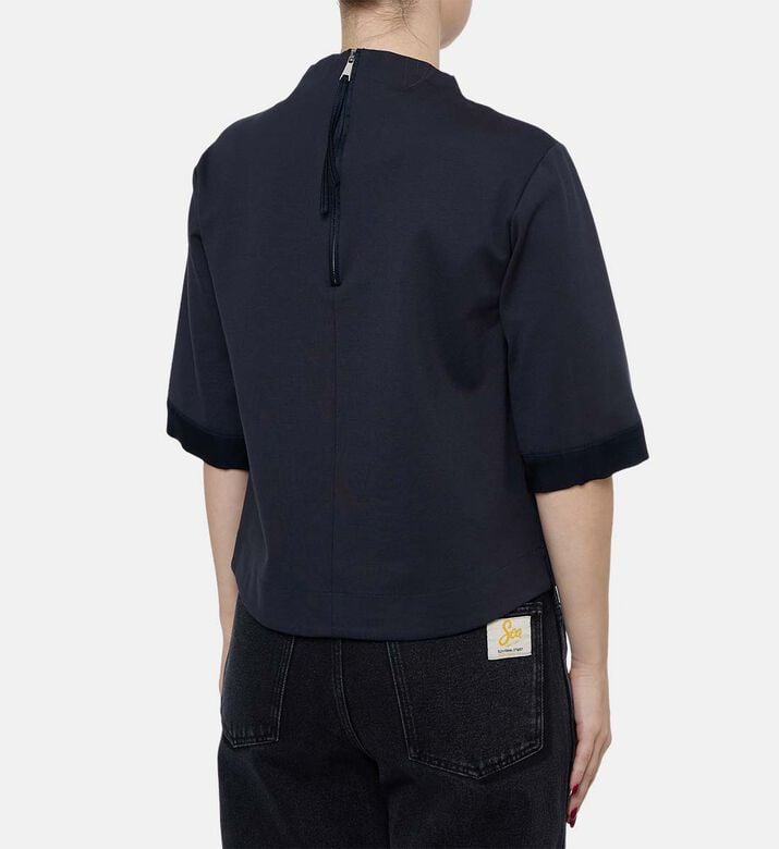 Beatrice B Three-quarter High Neck Top, Model View Beatrice B Three-quarter High Neck Top, Model View