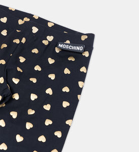 Gold Baby Hearts Leggings