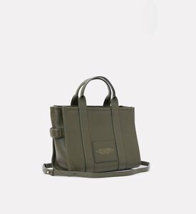 Marc Jacobs The Leather Medium Tote Bag, Dark-green, Packshot View