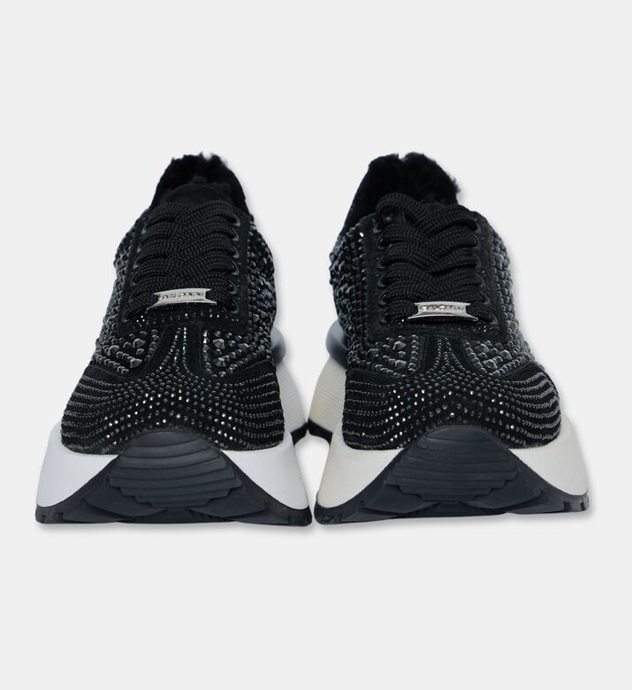 Baldinini Shoes Sneakers Fur, Black, Eu-38.5, Packshot View