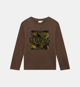 تي شيرت قطن بأكمام طويلة