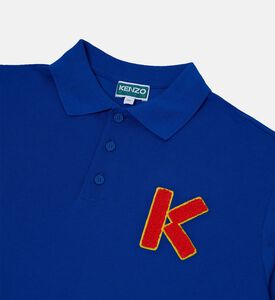 قميص بولو برقعة حرف كي K قطن بيكيه