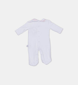 Pima Cotton Bow Romper 3-piece Set Pima Cotton Bow Romper 3-piece Set
