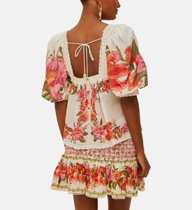 Summer Fruit Puff Sleeve Blouse Summer Fruit Puff Sleeve Blouse