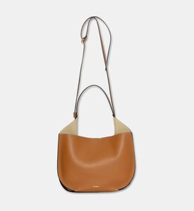 Ree Projects Leather Hobo Small Tote Bag, Caramel, Packshot View