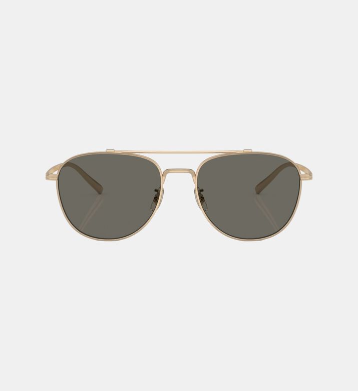 Pilot Full-rim Metal Sunglasses 55