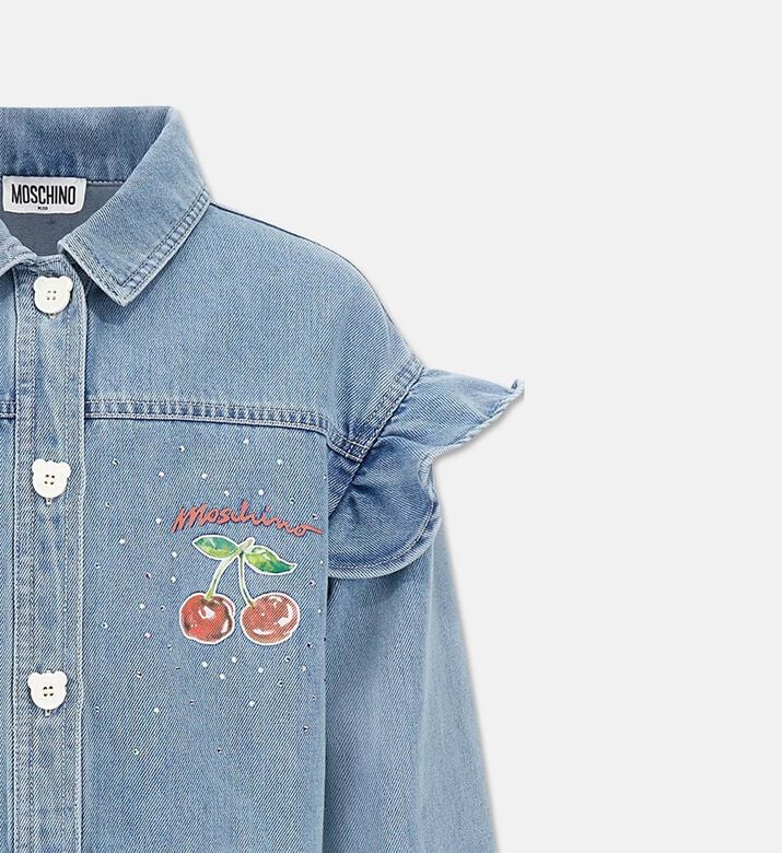 Moschino BKT Denim Rhinestone-embellished Jacket, Packshot View