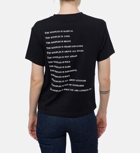 The Kooples Reversed Rhinestone Logo T-shirt, Model View