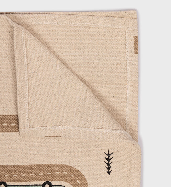 سجادة أرضية قطنية بطبعة سيارة