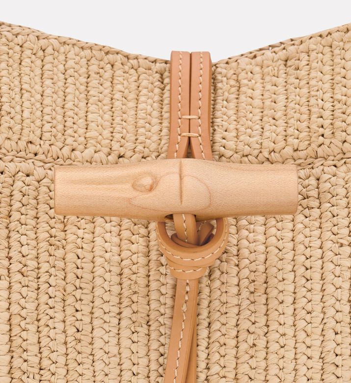 Longchamp Le Roseau Raffia Bucket Bag, Packshot View