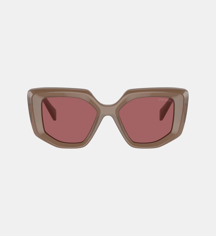 Acetate Hexagonal Fram Sunglasses 50