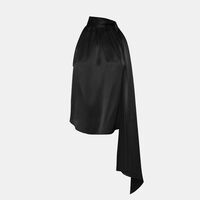 Silk Scarf Neck Blouse