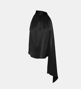 Silk Scarf Neck Blouse