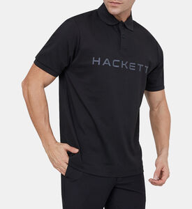 بولو قطن أساسي بطبعة شعار