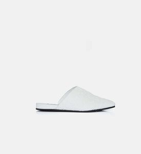 Textured Slip-on Flat Mules Textured Slip-on Flat Mules