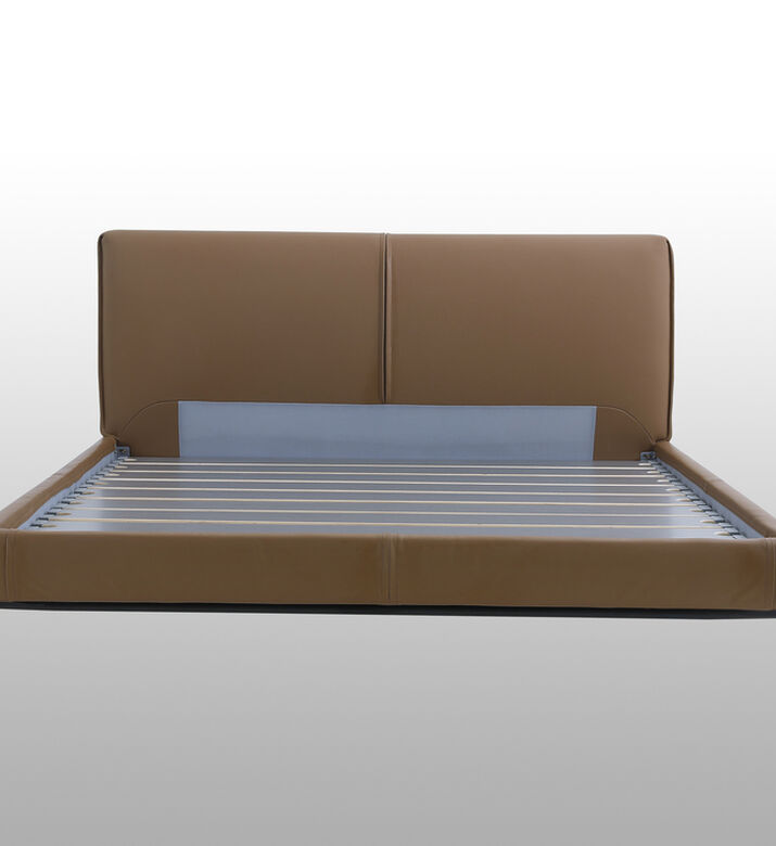 Carmen Leather Headboard Bed