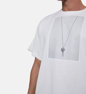 MM6 Key-print Crewneck T-shirt, Model View