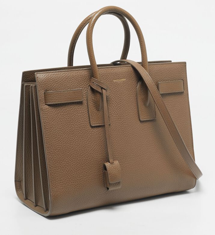 Yves Saint Laurent Saint Laurent Leather Small Classic Tote Bag, Packshot View